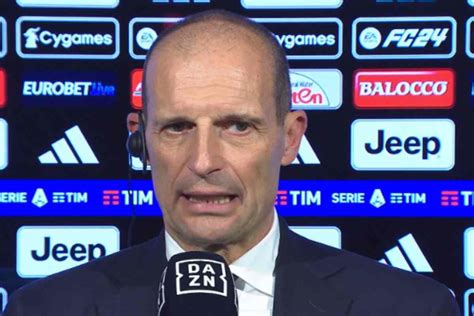 Scudetto Alla Juventus Allegri Sbotta In Diretta Contro I Calciatori