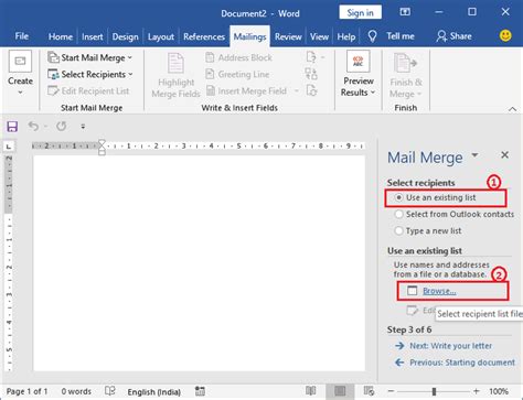 Explain Mail Merge In Ms Word Printable Templates Free