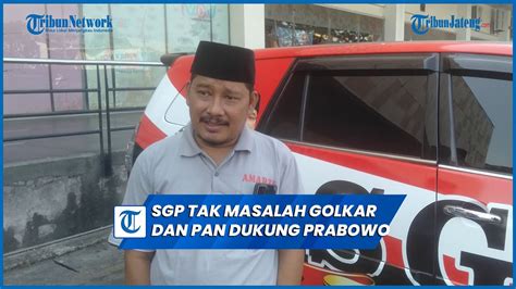 Relawan Sgp Sahabat Ganjar Pranowo Tak Permasalahkan Golkar Dan Pan