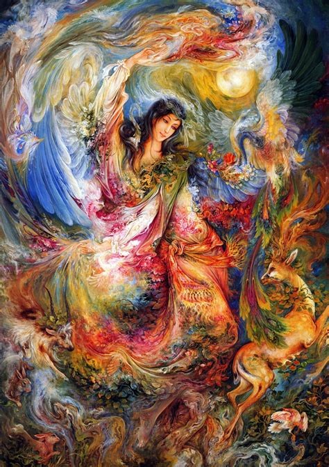 Mahmoud Farshchian Persian Art Painting Iranian Art Fantasy Paintings