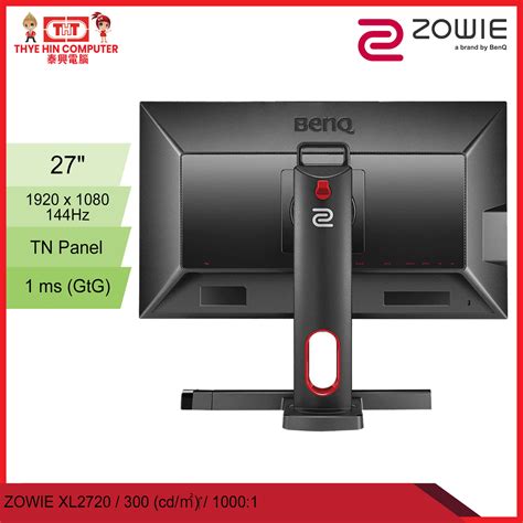 BENQ ZOWIE XL2720 144Hz 27 inch e-Sports Monitor - thyehincomputer.com.my