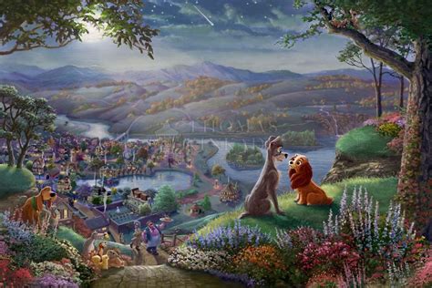 Disney Paintings By Thomas Kinkade That Look Even Better Than The