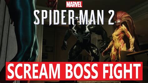 Scream Boss Fight Spiderman Ps Ultimate Difficulty Youtube