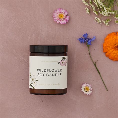 Handmade Scented Soy Candle By Botanique Workshop