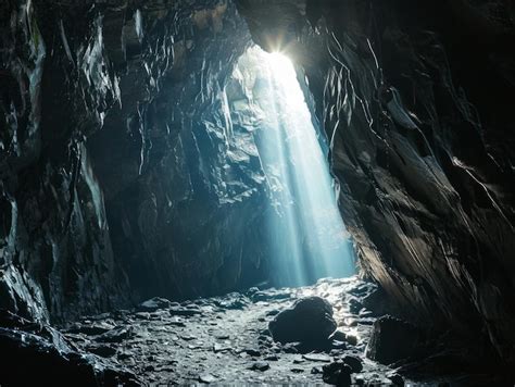 Dentro De Una Cueva Con La Luz Del Sol Entrando A Trav S Del Agujero