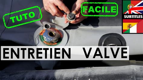 Entretien et réparation de valve de bateau pneumatique semi rigide