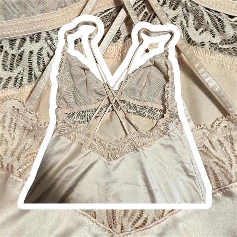 Light Peach Dainty Lace Lingerie Size Xs Lingerie Depop
