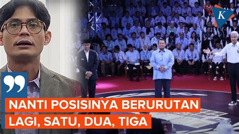 Video Posisi Capres Saat Debat Kelima Prabowo Diapit Anies Dan Ganjar