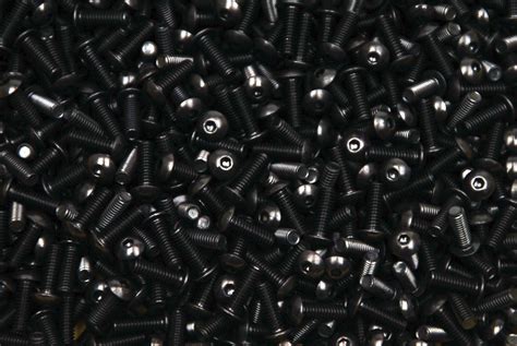 Button Head X Socket Cap Screws Bhcs Allen Plain Black