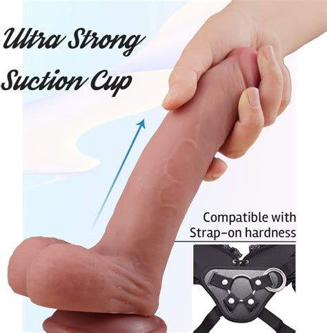 Realistic Uncut Dildo With Sliding Foreskin Dildo