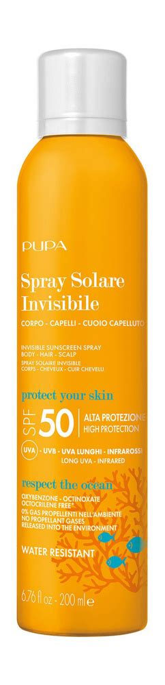 Солнцезащитный спрей для тела и волос Invisible Sunscreen Spray SPF 50 ...