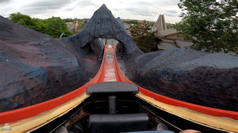 Dino Splash POV Plopsaland De Panne MACK Rides Log Flume YouTube