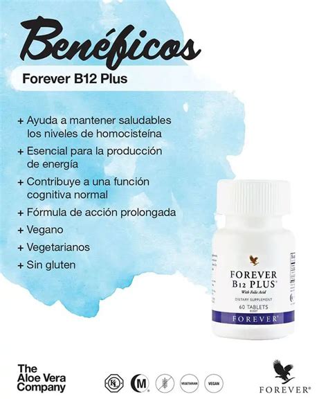 Suplemento Con B12 Y ácido Fólico Forever Living Products Forever