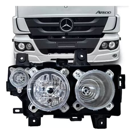 Farol Passageiro Mercedes Benz Atego Novo Fortluz Frete Gr Tis