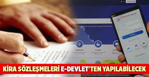 Kira S Zle Meleri E Devlet Ten Yap Labilecek Denizli Akt El Son