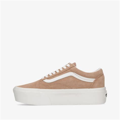 VANS UA OLD SKOOL STACKFORM VN0A7Q5MB691 kolor BRĄZOWY Damskie