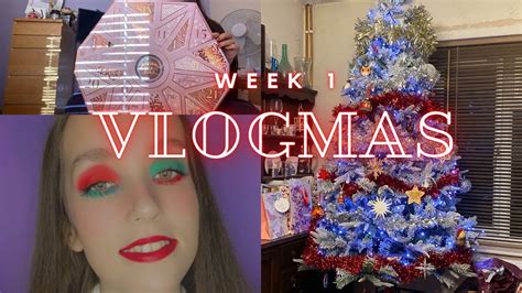 Decorating The Tree And Christmas Shopping Vlogmas Week 1 Youtube