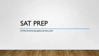 PPT Best SAT Prep Courses To Maximize Your Score PowerPoint