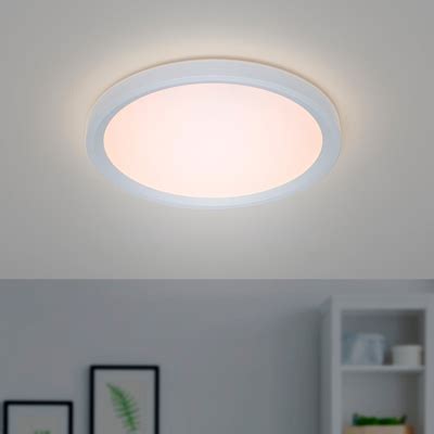 LÁMPARA PLAFÓN LED 27 6 X 4 CM BLANCO The Home Depot México