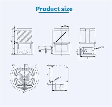 Factory Oem Ip65 Laser Sensor Tof 270 Degree Odm Laser Distance Sensor