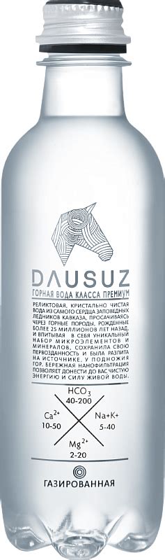 Вода Dausuz Sparkling Water 0.33 л (Вода газированная Даусуз (ПЭТ ...