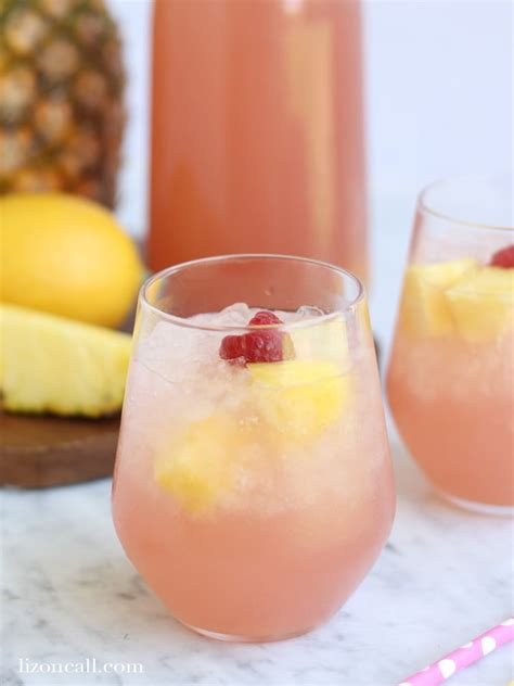 Easy Pink Party Punch Recipe Liz On Call