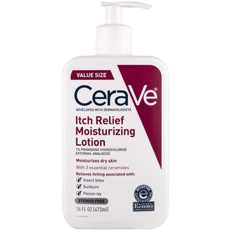 Cerave Itch Relief Moisturizing Lotion For Dry Skin Fl Oz Walmart