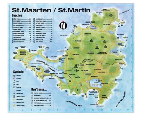 100 St Martin On World Map Yasminroohi Printable Road Map Of St