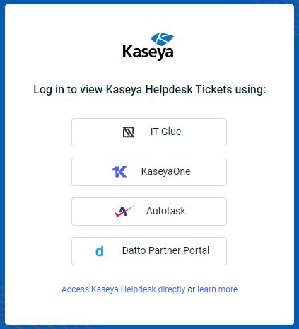 Kaseya Helpdesk