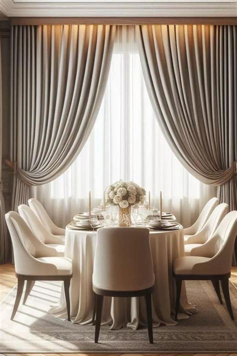 stylish dining room curtain ideas     guyos guide
