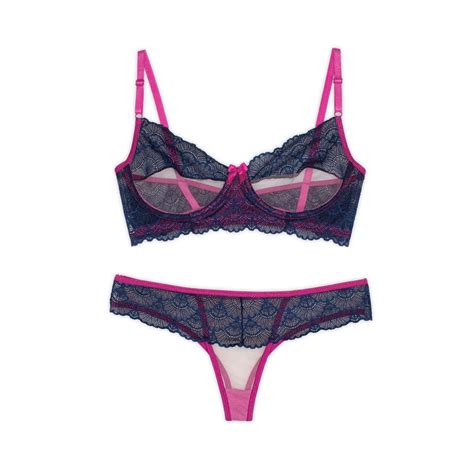 Conjunto Sexy Lingerie Tule Renda Sutiã Sem Bojo e Calcinha Shopee Brasil