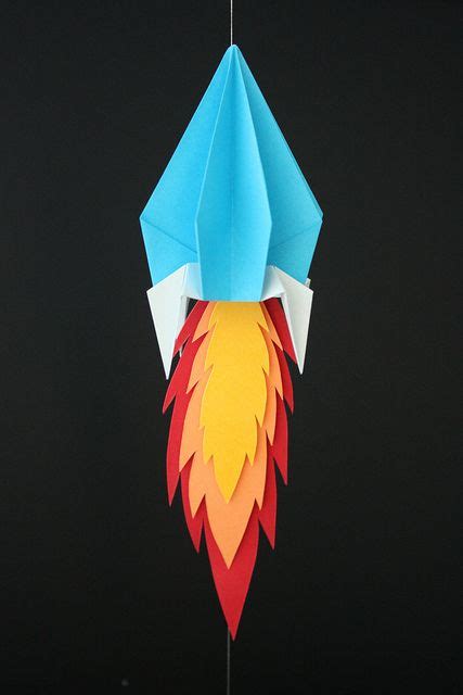 Origami ideas: How To Make Origami Rocket Ship