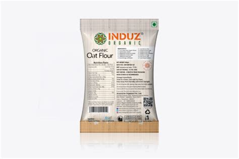 Organic Oat Flour 200 GMS Induz Gluten Free Non GMO High Fiber