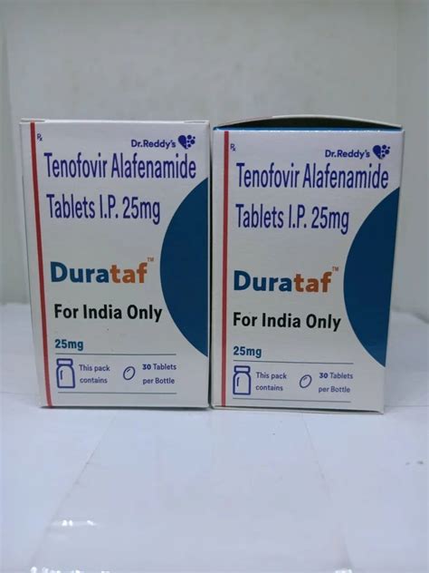 Tenofovir Durataf Mg Tablet At Rs Bottle Tenofovir Alafenamide