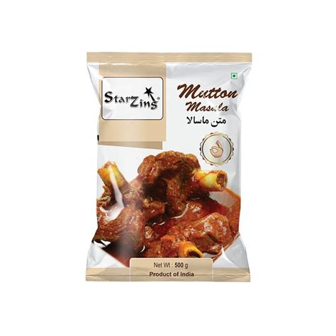 Starzing Mutton Masala Packaging Size G Packaging Type Packets