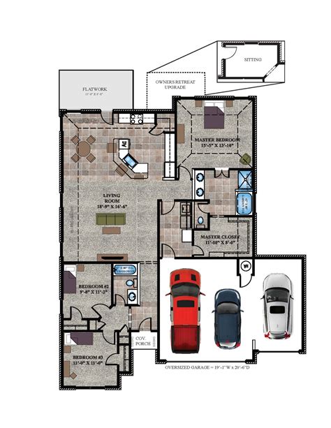 The Sunray Floor Plan Okc Home Builder Authentic Custom Homes