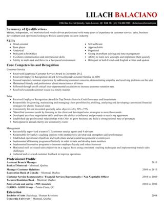 Lilach Balaciano Functional Resume Pdf