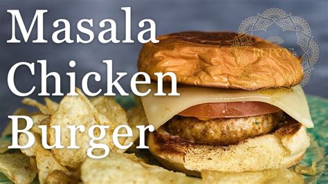 A Healthy Masala Chicken Burger Recipe Spicy YouTube