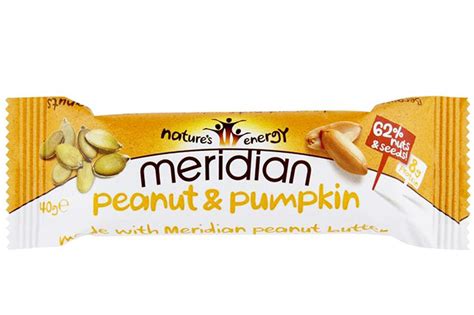 Peanut Pumpkin Bar 40g Meridian Healthy Supplies