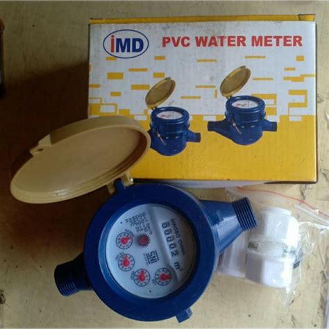 Jual Meteran Air PDAM PVC IMD 1 4 Inch PVC WATER METER Shopee Indonesia