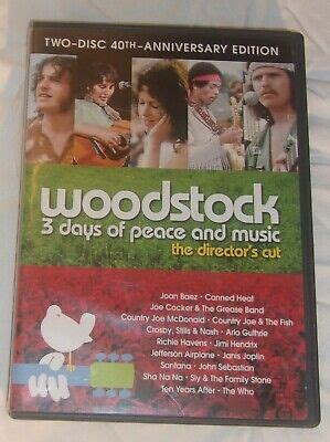 WOODSTOCK 3 DAYS OF PEACE AND MUSIC DIRECTOR S CUT 2 DISC 40TH