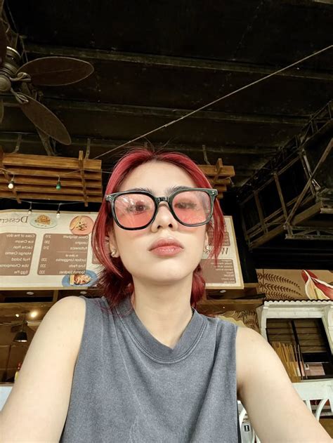 Bini Mikha In Tiktok Style Pretty Brunette Small Tattoos Simple