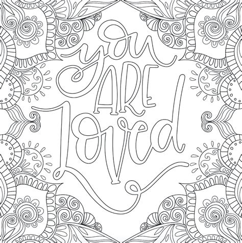 Inspirational Quotes Coloring Pages Free Printable - Printable Sight