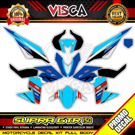 Decal Supra GTR 150 Full Body Stiker Motor Gtr 150 Full Body Striping