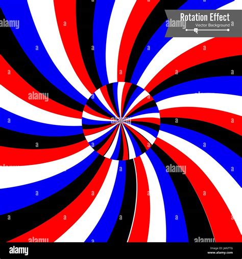 Optical Illusion Vector D Art Rotation Dynamic Effect Spin Cycle