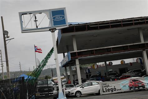 Ford dealership in Puerto Rico doubles as a rescue site