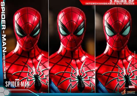 Hot Toys Marvel S Playstation Spider Man Spider Armor MK IV Suit Figure