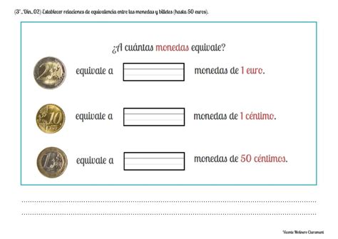 💙 Sistema Monetario 💙 Tercero Educación Primaria 8 Años