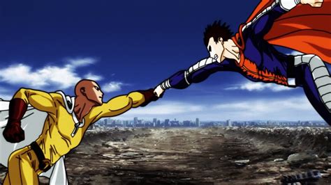 Saitama Vs Blast The Mysterious 1 Hero Youtube