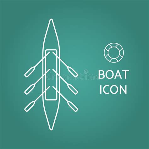 Icono Del Barco Ilustraci n Del Vector Ilustración del Vector